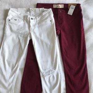 Two size 1 jeans from Hollister